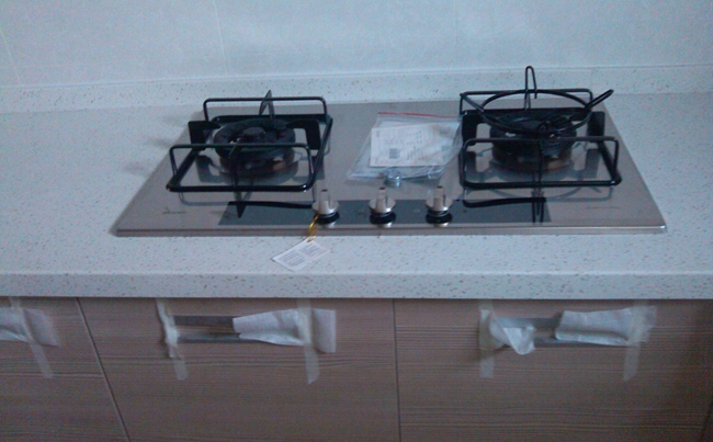 定制櫥柜爐具安裝,星空梵高櫥柜