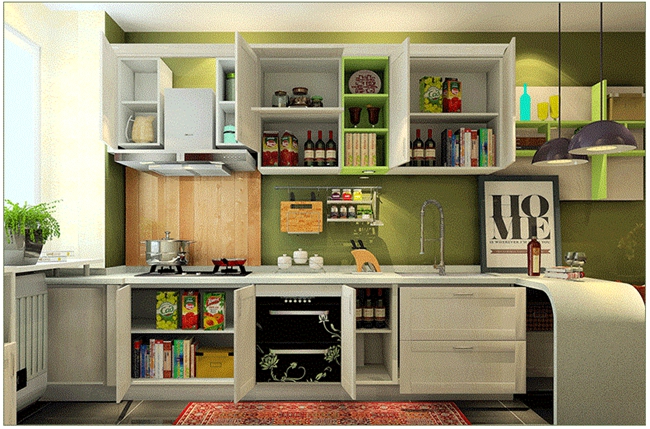 定制櫥柜個性設(shè)計,星空梵高櫥柜