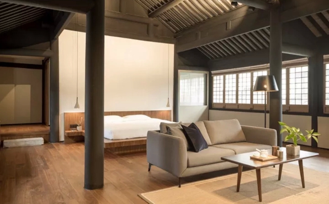 全屋定制家具利用屋內(nèi)的梁和柱,星空梵高全屋定制