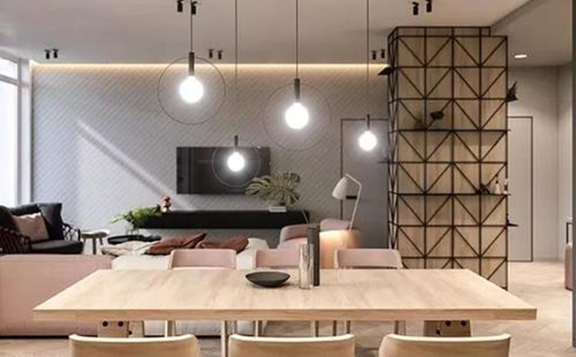 全屋定制家具利用屋內(nèi)的梁和柱,星空梵高全屋定制