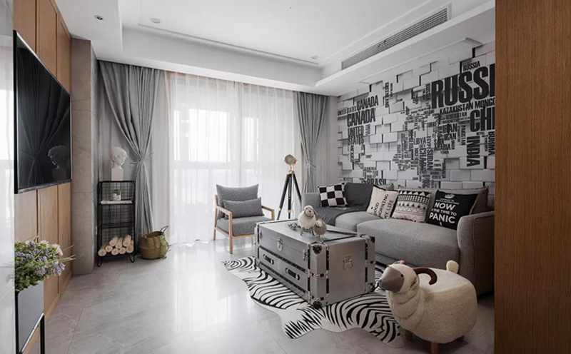 北歐風格全屋定制,星空梵高全屋定制