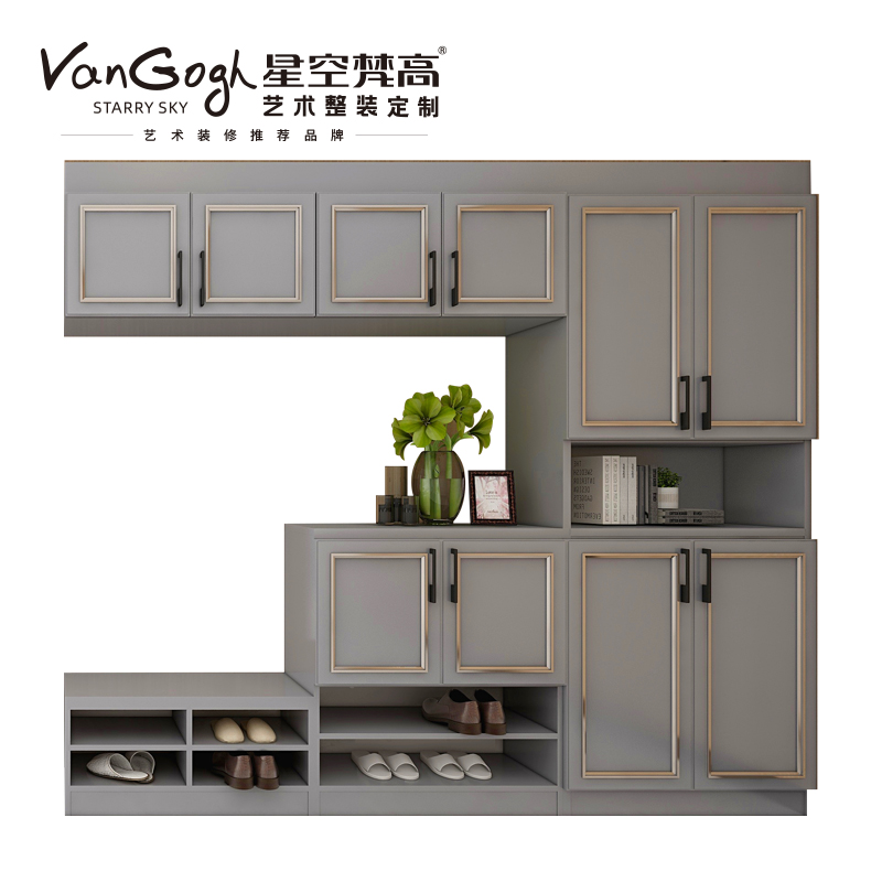 整體定制櫥柜 林茲之夜·法式門芯-3玄關(guān)柜 整體定制櫥柜 林茲之夜·法式門芯-3玄關(guān)柜